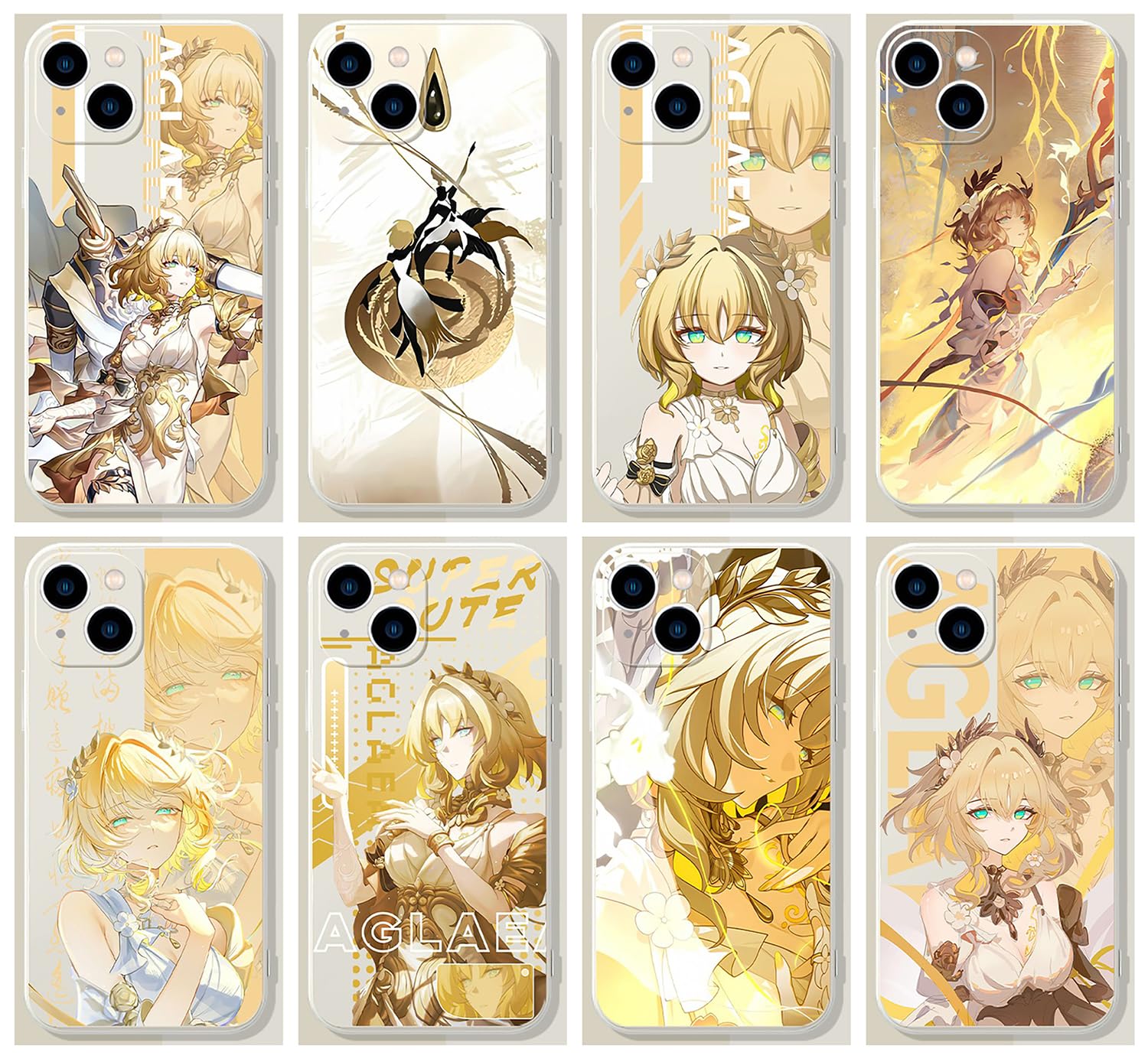 Amazon.co.jp: アグライア iPhoneケース 崩壊：スターレイル